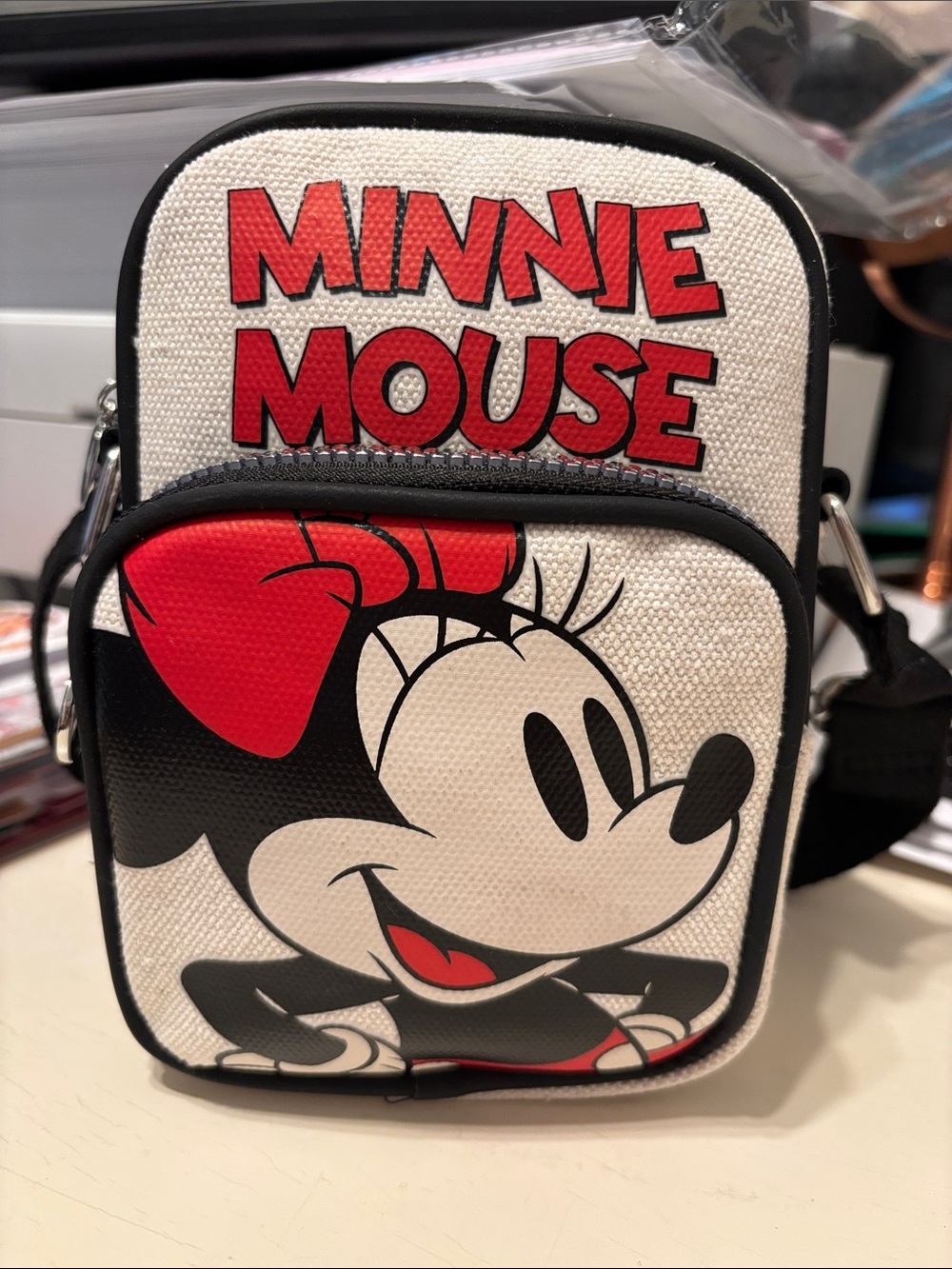 Primark Minnie Mouse Red Black White Crossbody Bag